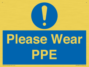 MP12987: Please Wear PPE