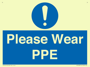 MP12987: Please Wear PPE