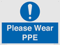 MP12987: Please Wear PPE