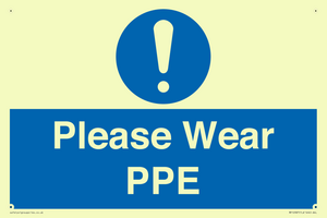 MP12987: Please Wear PPE