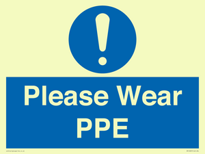 MP12987: Please Wear PPE