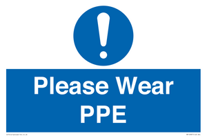 MP12987: Please Wear PPE