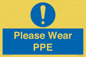MP12987: Please Wear PPE