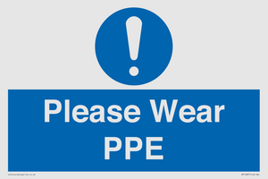 MP12987: Please Wear PPE