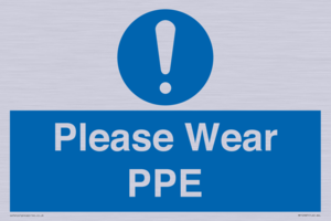 MP12987: Please Wear PPE