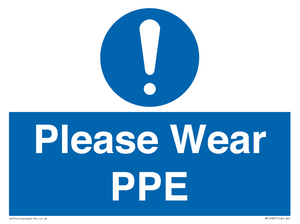 MP12987: Please Wear PPE