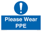 MP12987: Please Wear PPE