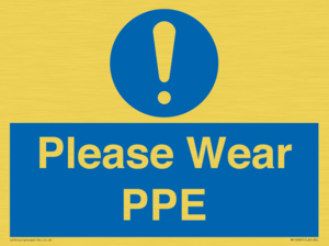 MP12987: Please Wear PPE