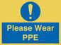 MP12987: Please Wear PPE