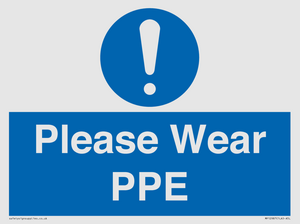 MP12987: Please Wear PPE