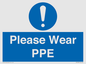 MP12987: Please Wear PPE