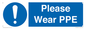 MP12987: Please Wear PPE