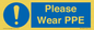 MP12987: Please Wear PPE