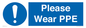 MP12987: Please Wear PPE
