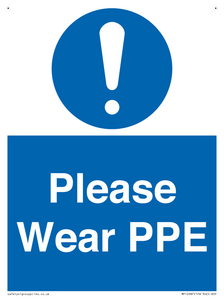 MP12987: Please Wear PPE