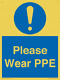 MP12987: Please Wear PPE