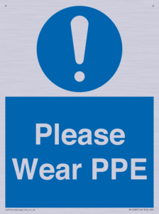 MP12987: Please Wear PPE