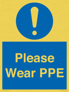 MP12987: Please Wear PPE
