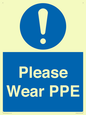 MP12987: Please Wear PPE