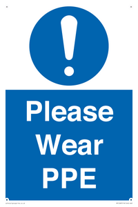 MP12987: Please Wear PPE