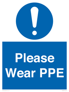 MP12987: Please Wear PPE
