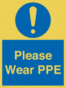 MP12987: Please Wear PPE
