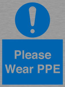 MP12987: Please Wear PPE
