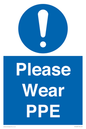 MP12987: Please Wear PPE