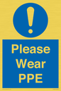 MP12987: Please Wear PPE