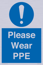 MP12987: Please Wear PPE