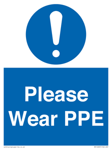 MP12987: Please Wear PPE
