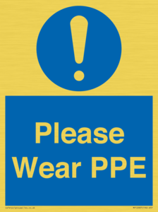 MP12987: Please Wear PPE