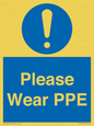 MP12987: Please Wear PPE
