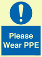 MP12987: Please Wear PPE