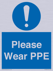 MP12987: Please Wear PPE