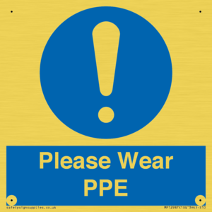 MP12987: Please Wear PPE
