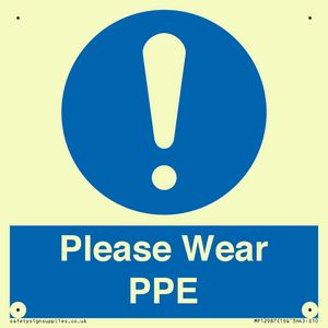 MP12987: Please Wear PPE