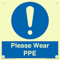 MP12987: Please Wear PPE