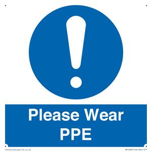 MP12987: Please Wear PPE