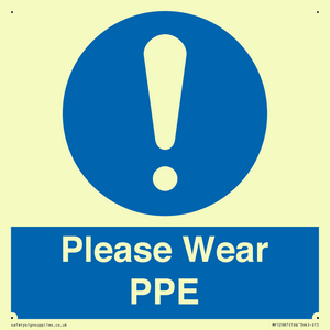 MP12987: Please Wear PPE