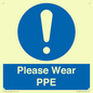 MP12987: Please Wear PPE