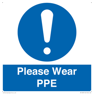 MP12987: Please Wear PPE