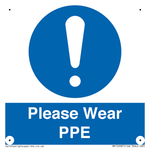 MP12987: Please Wear PPE