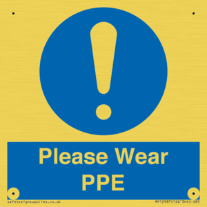 MP12987: Please Wear PPE