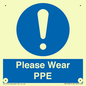 MP12987: Please Wear PPE