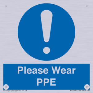 MP12987: Please Wear PPE
