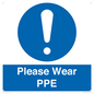 MP12987: Please Wear PPE