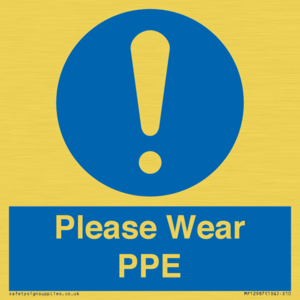 MP12987: Please Wear PPE