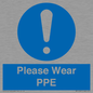 MP12987: Please Wear PPE