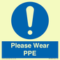 MP12987: Please Wear PPE
